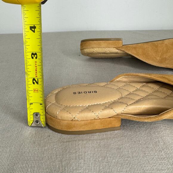 Birdies The Swan Suede Slide Pointed Toe Mule - Picture 7 of 9
